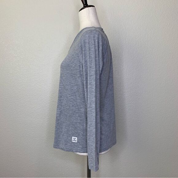 Life is Good Women’s Gray “Start Me Up” Long Sleeves Pullover Top - Picture 6 of 13